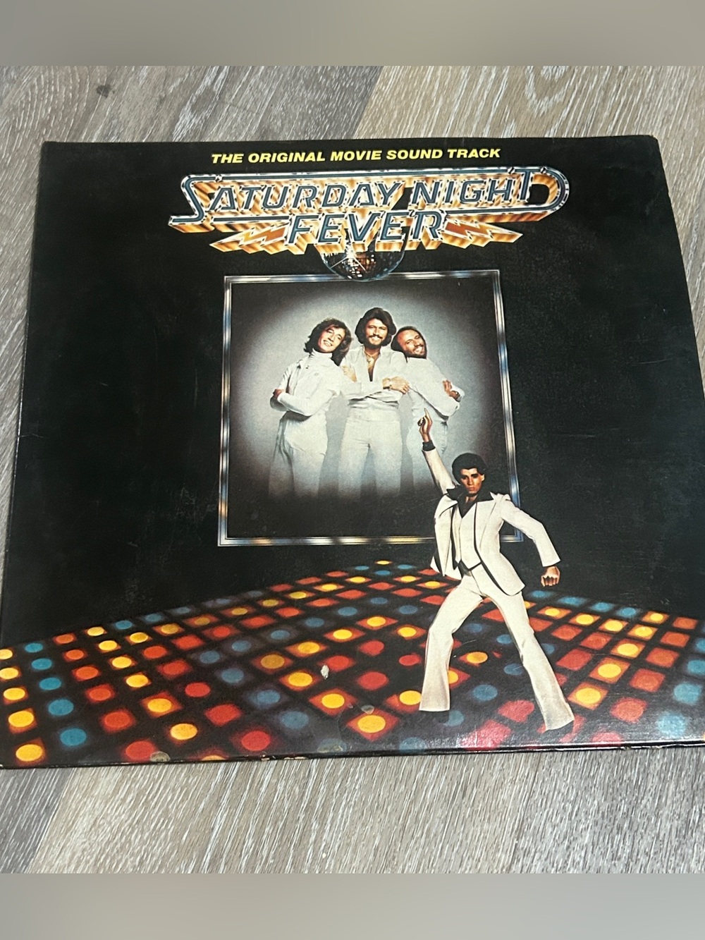 VTG 1977 Saturday Night Fever Soundtrack Vinyl 2 LP Album Bee Gees John Travolta